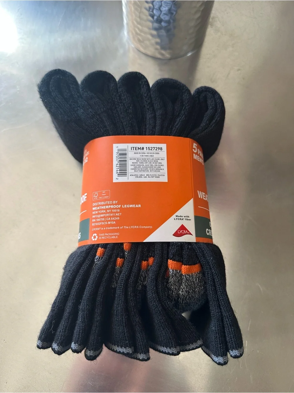 Weatherproof new package